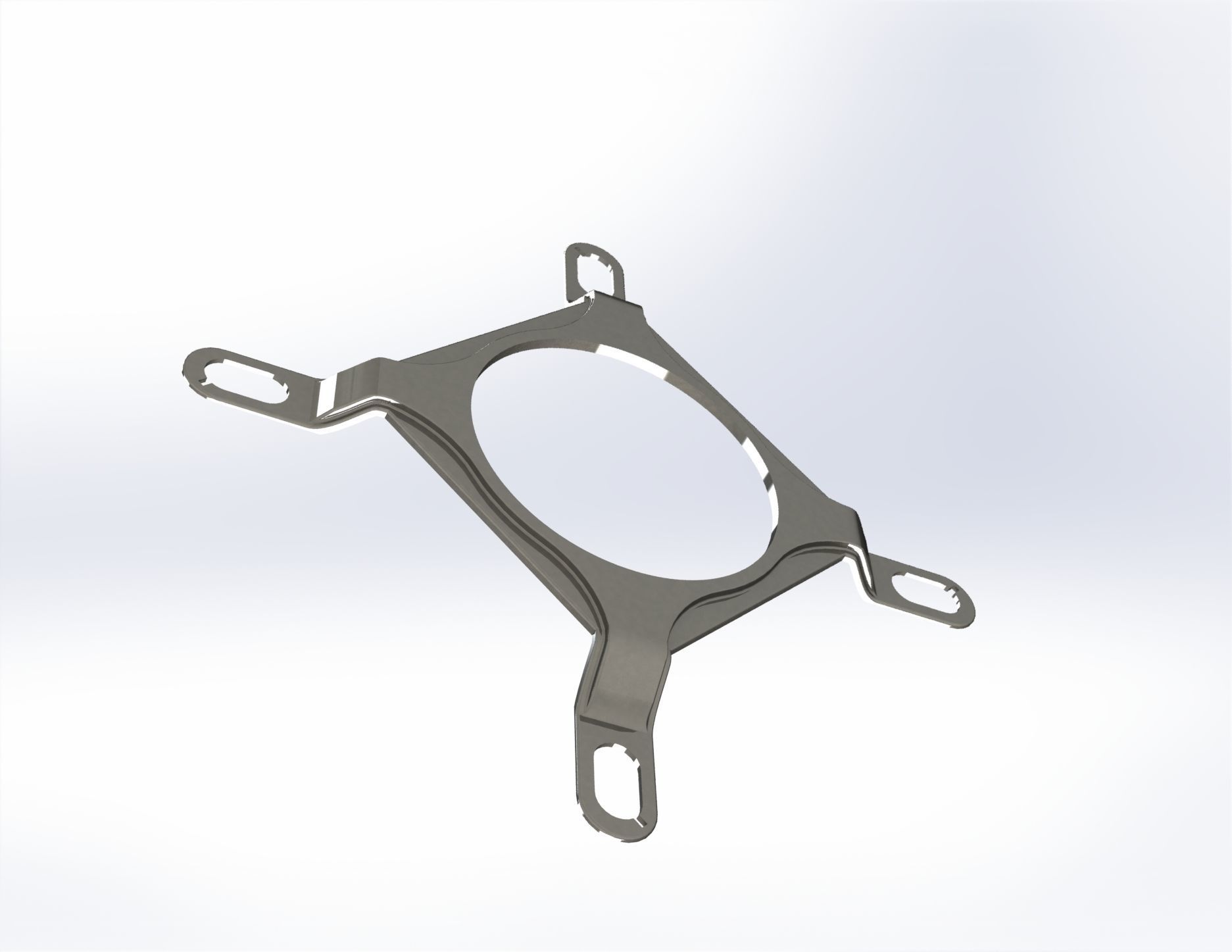 Intel Inspired Stock Computer Cooling Fan with Heatsink 3D model_5