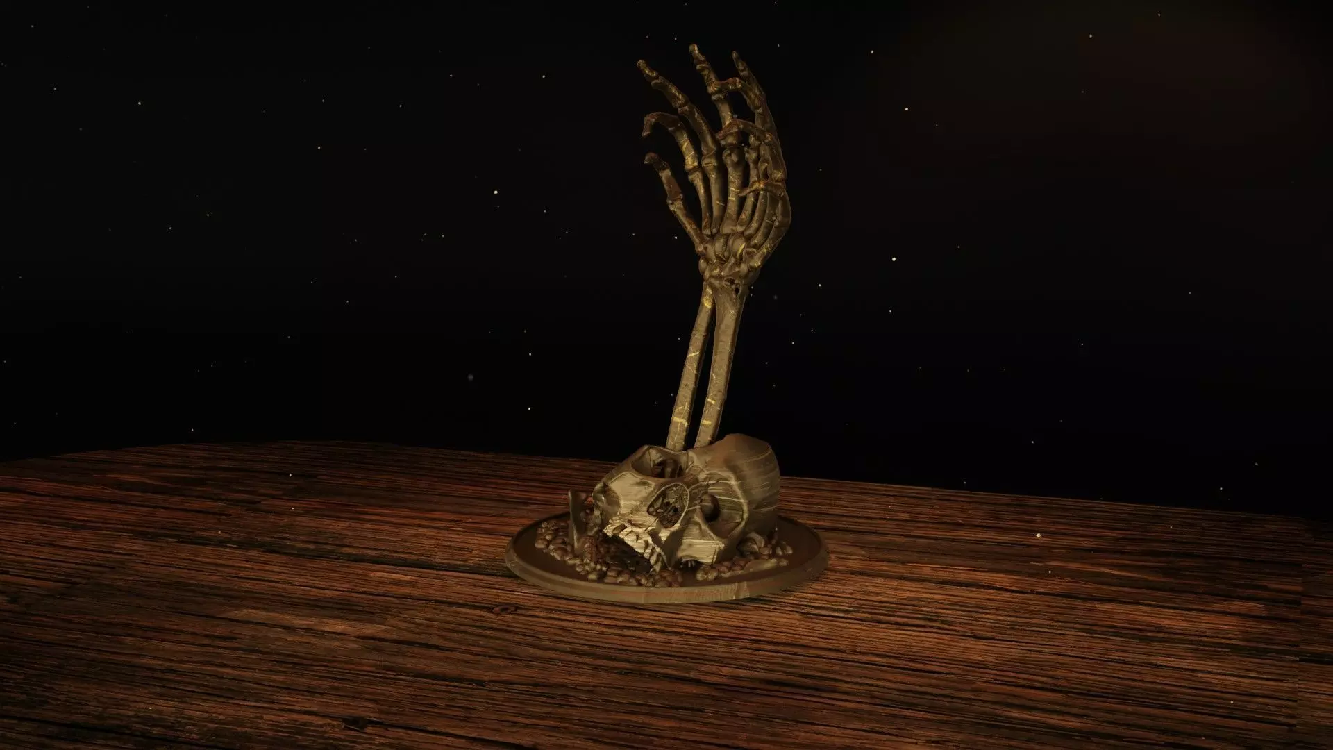 The Double Hand 3D print model