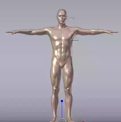 3D Human Low-poly 3D model