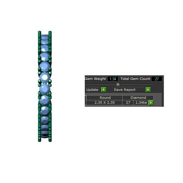 Eternity Ring 3D print model_3