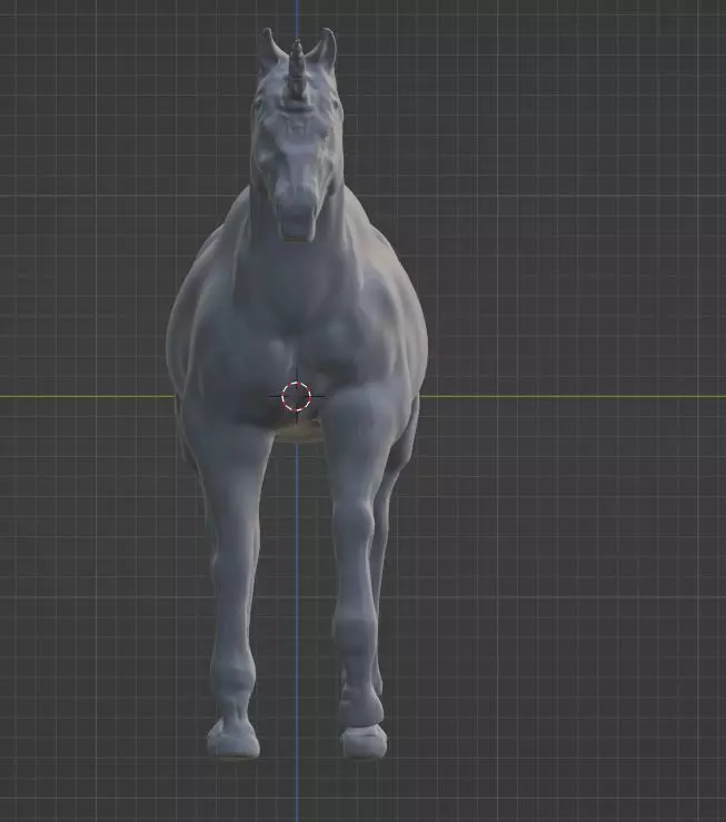 magic unicorn Low-poly 3D model