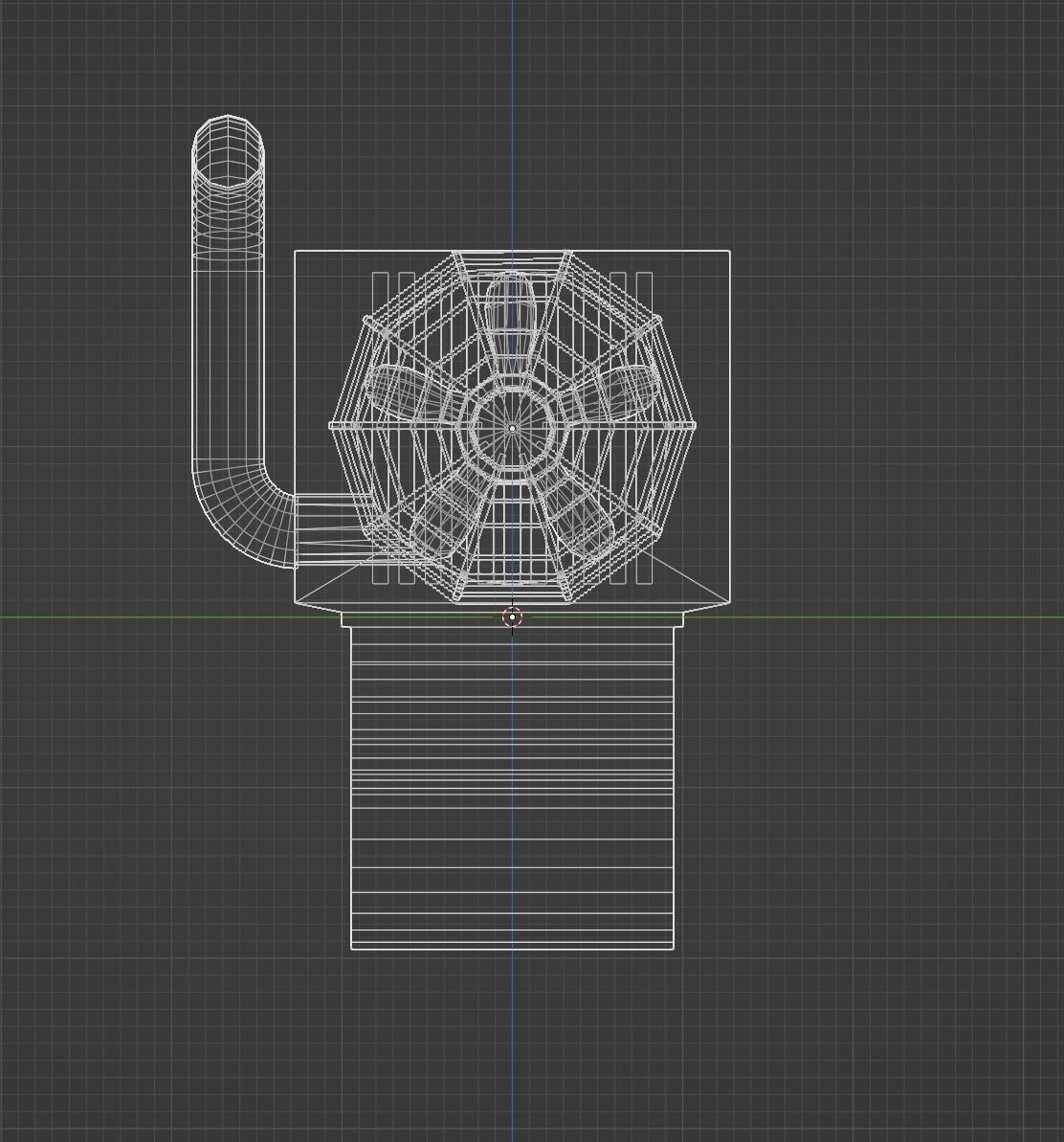 Airconditioner Low-poly 3D model_2