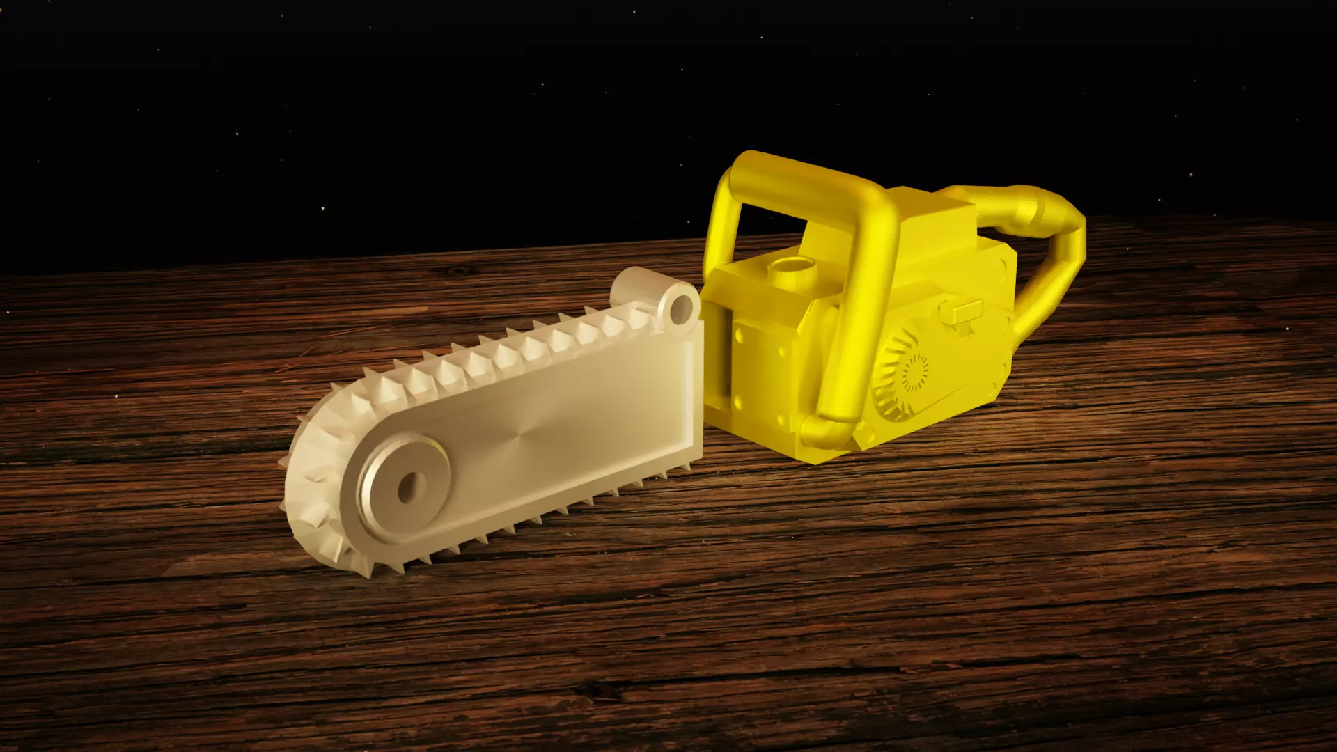Chainsaw USB Stick 3D print model_0