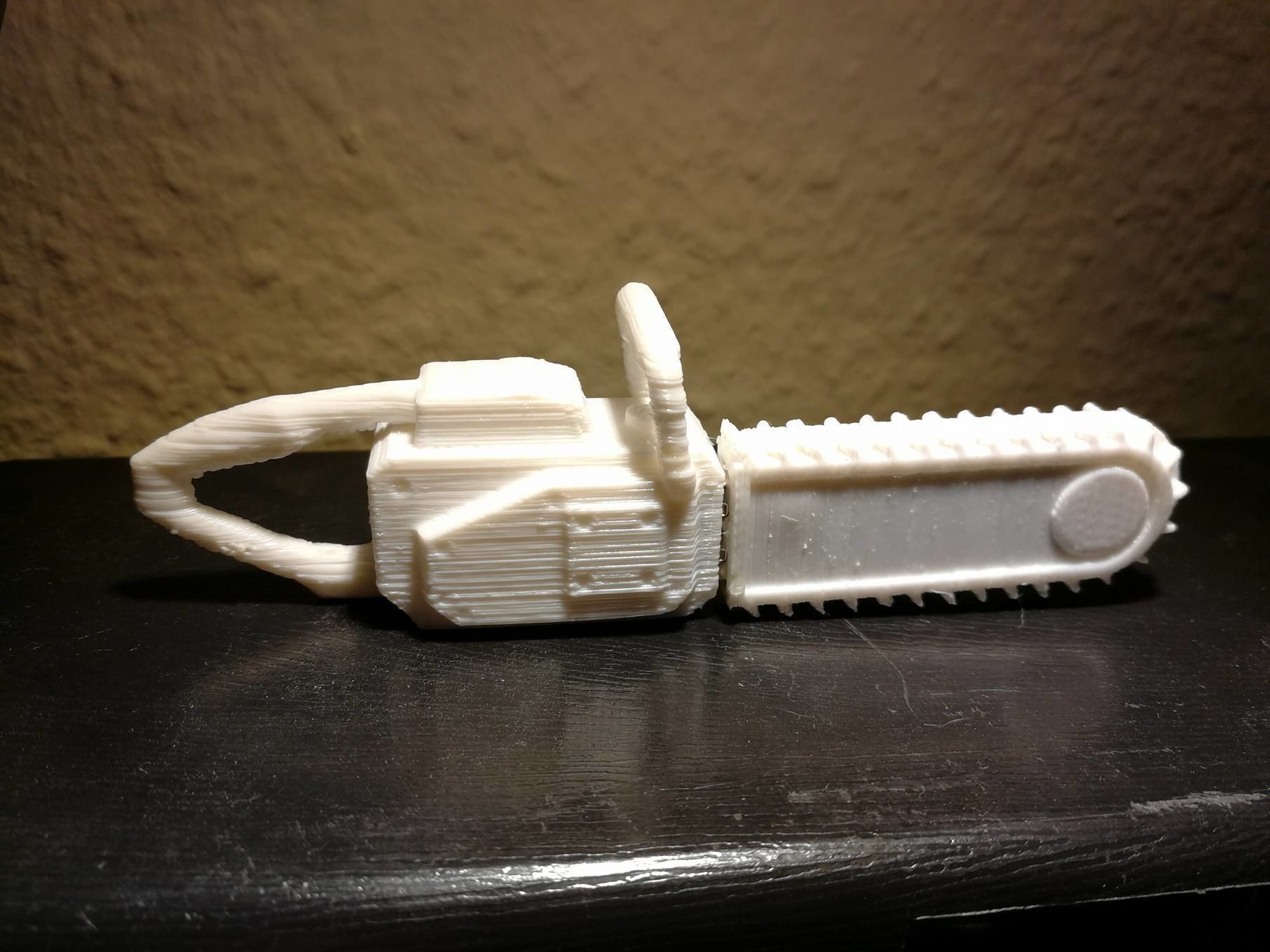 Chainsaw USB Stick 3D print model_2