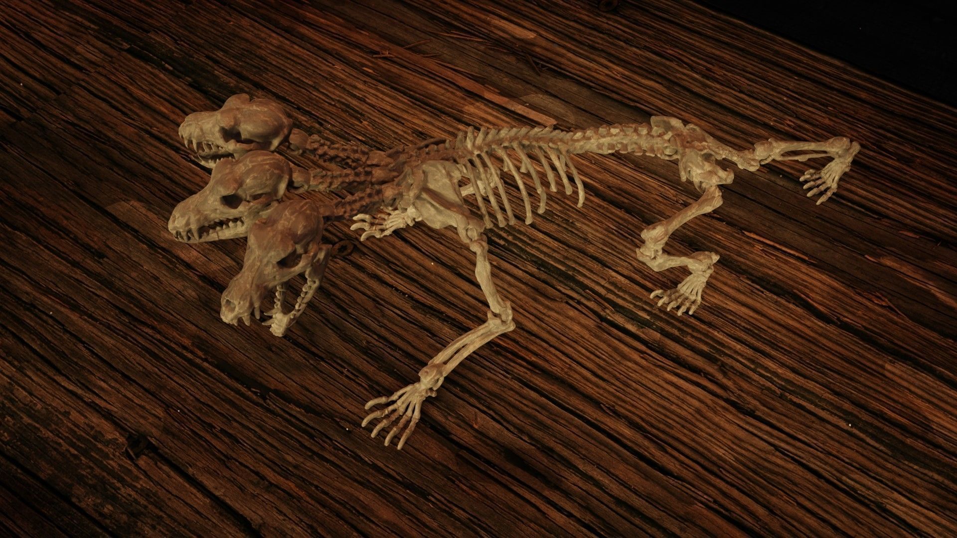 Cerberus Skeleton 3D print model_1