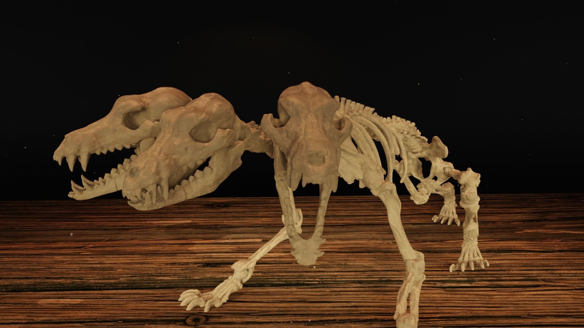 Cerberus Skeleton 3D print model_4