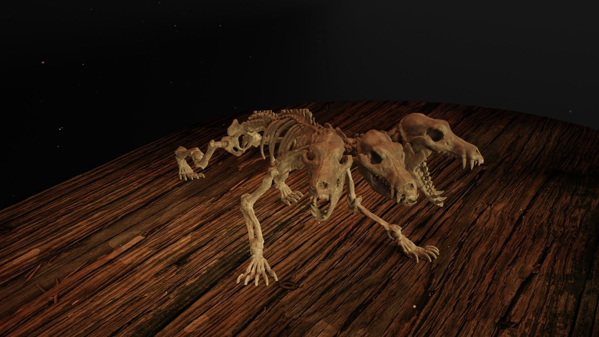 Cerberus Skeleton 3D print model_2