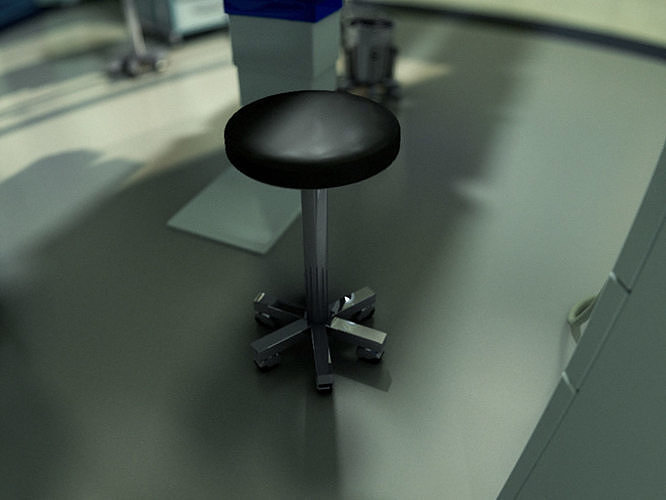 medical stool 3D model