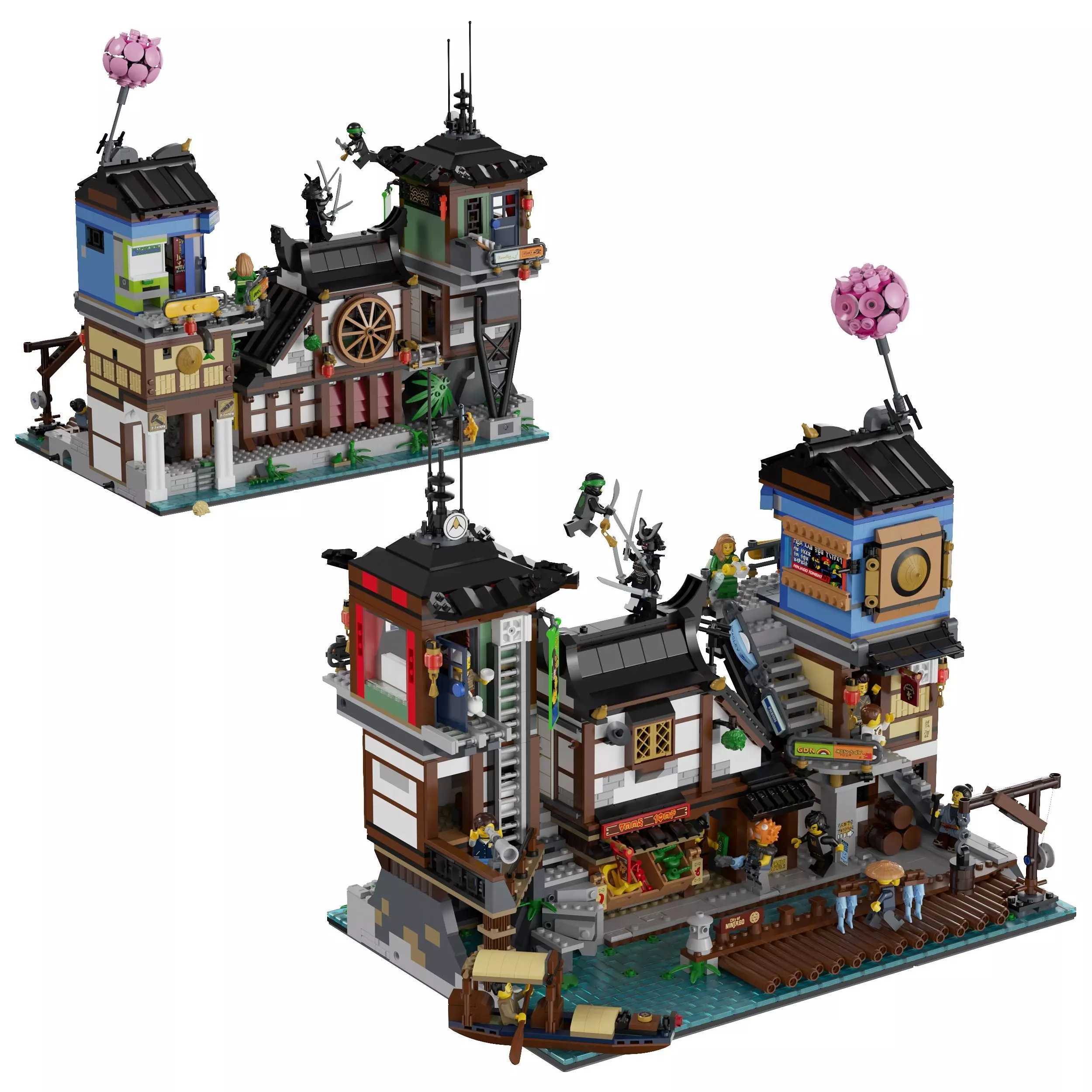 Lego - 70657 NINJAGO City Docks 3D model_0