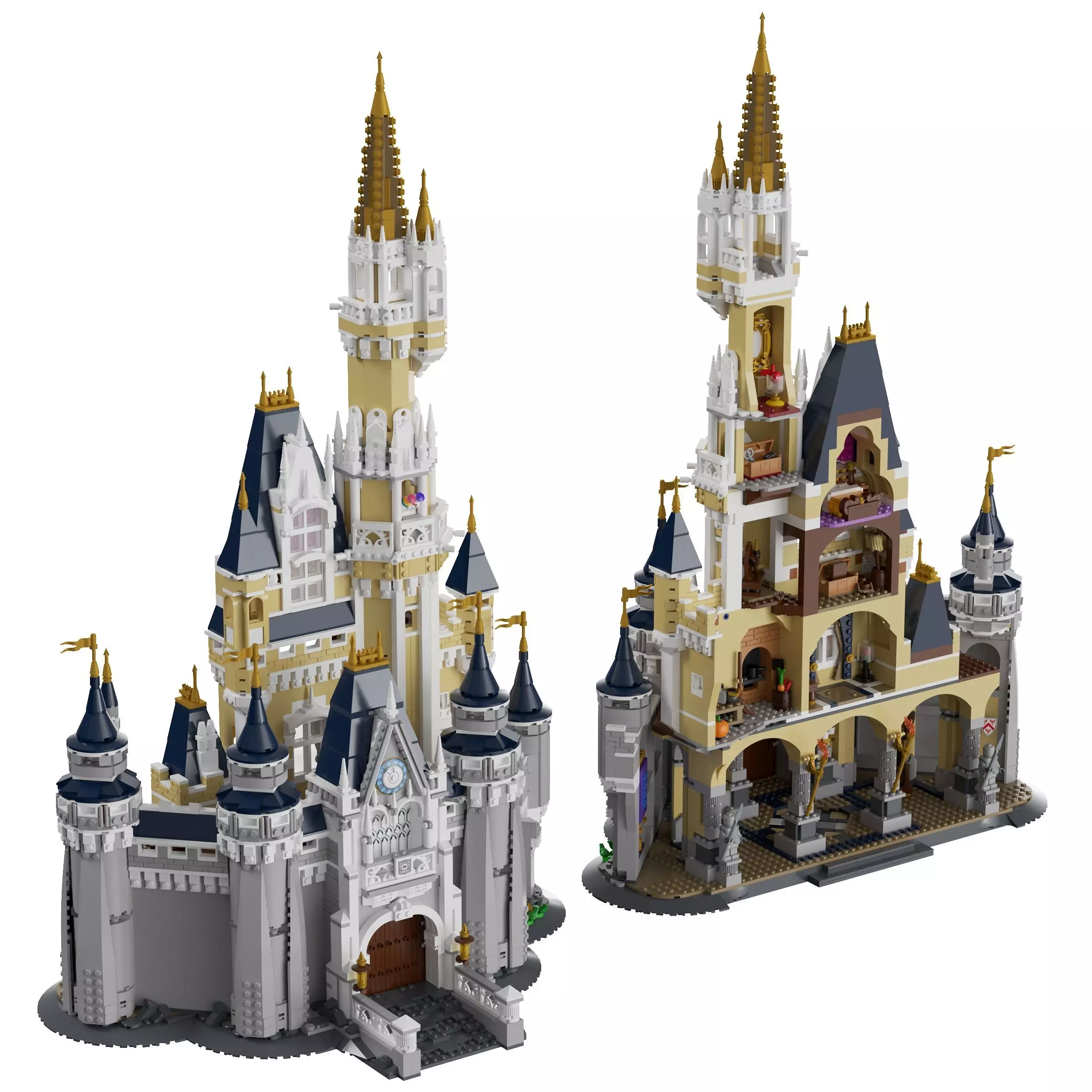 Lego - 71040 Disney Castle 3D model_0