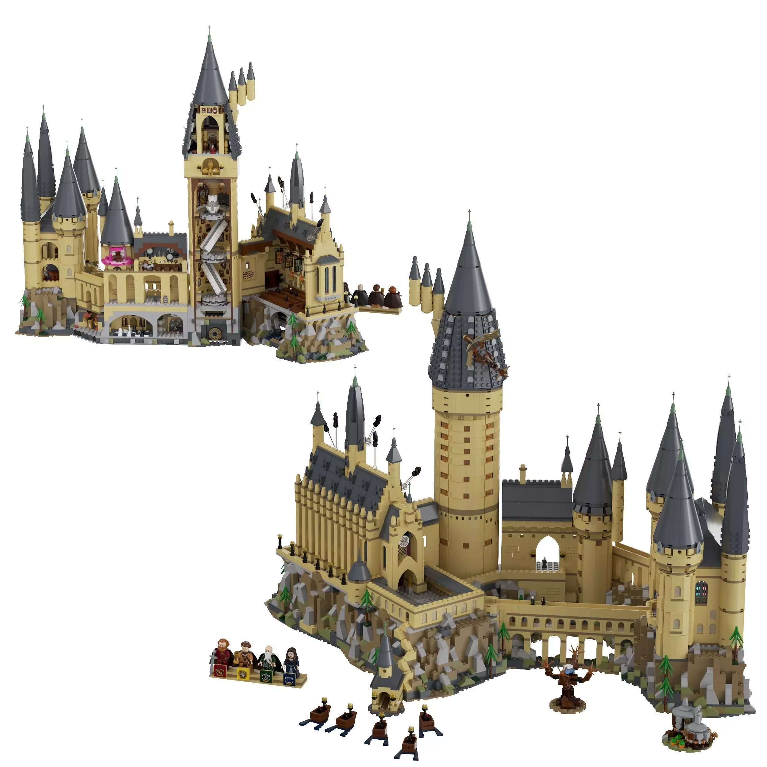 Lego - 71043 Hogwarts Castle 3D model_0