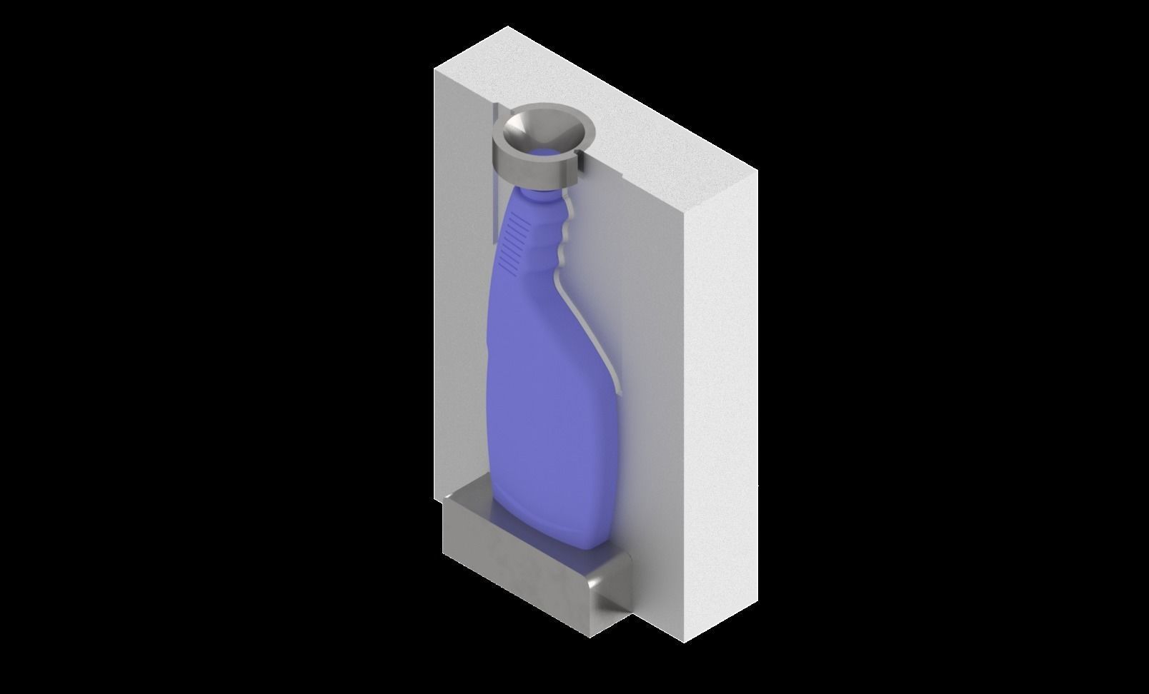 Spray Bottle 500ml Mold Assembly 3D Printer Model 3D print model_12