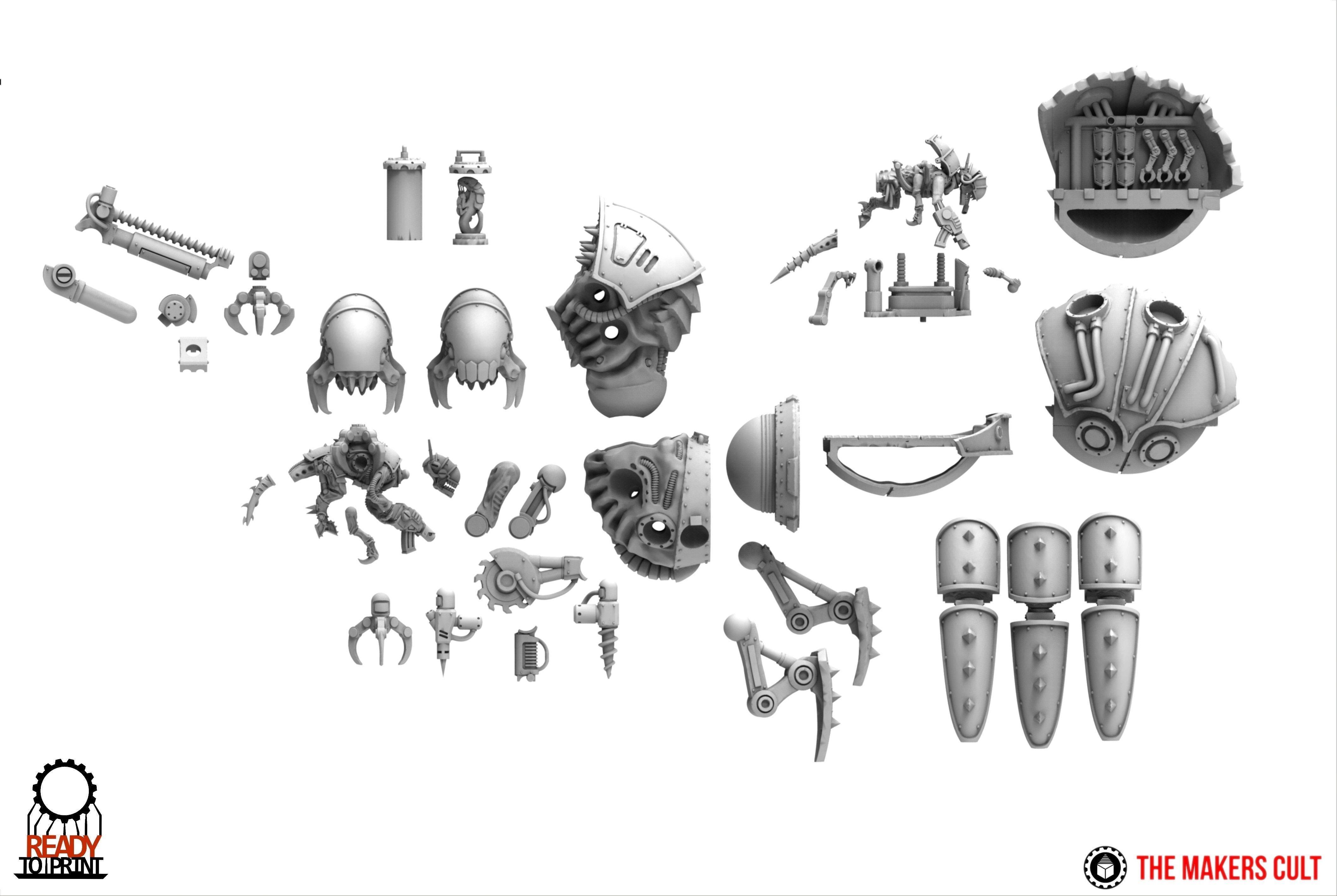 Iron Hive - Genetrix 3D print model_2