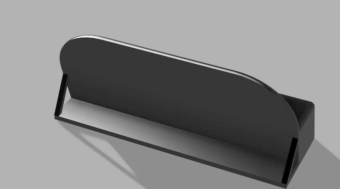 business card holder easy to customise 3D print model_3