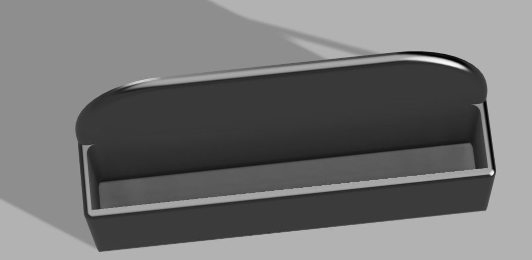 business card holder easy to customise 3D print model_2