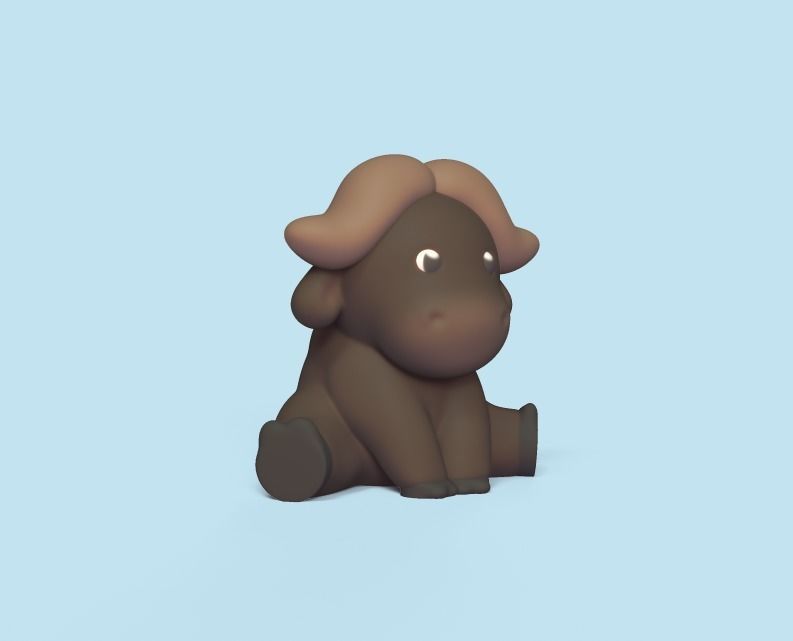 Little Buffalo 3D print model_1