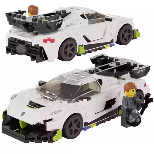 Lego - 76900 Koenigsegg Jesko 3D model