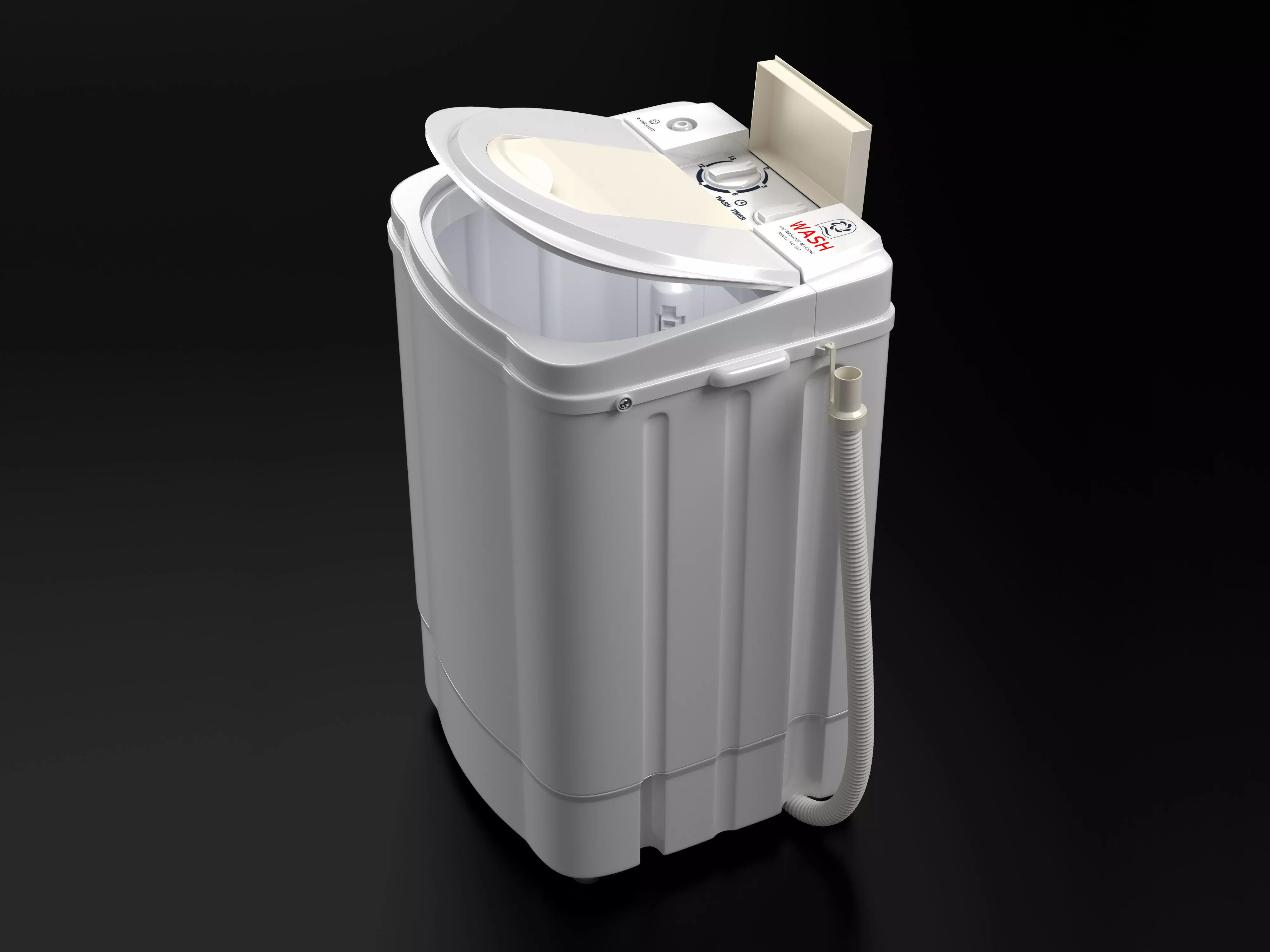 Mini Washing Machine Model 350 3D model_0