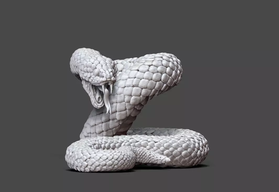 Giant snake - 54 mm 3D print model_0