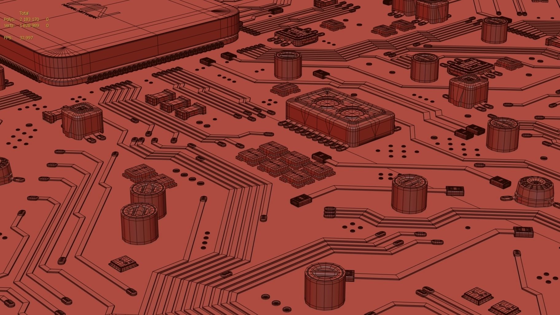 Sci-Fi Microchips asset  3D model_15