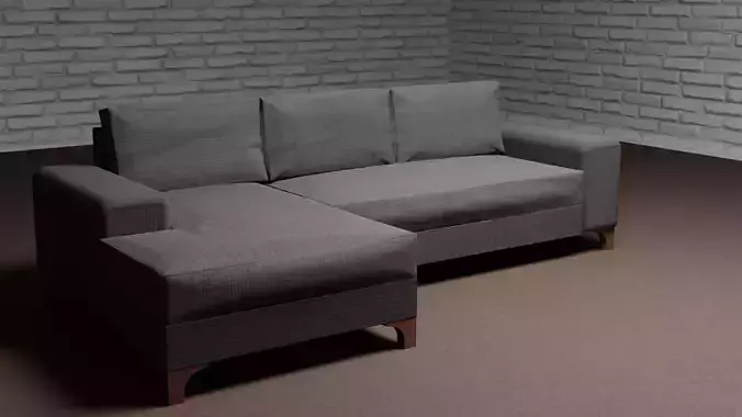 Simple Fabric Sofa
