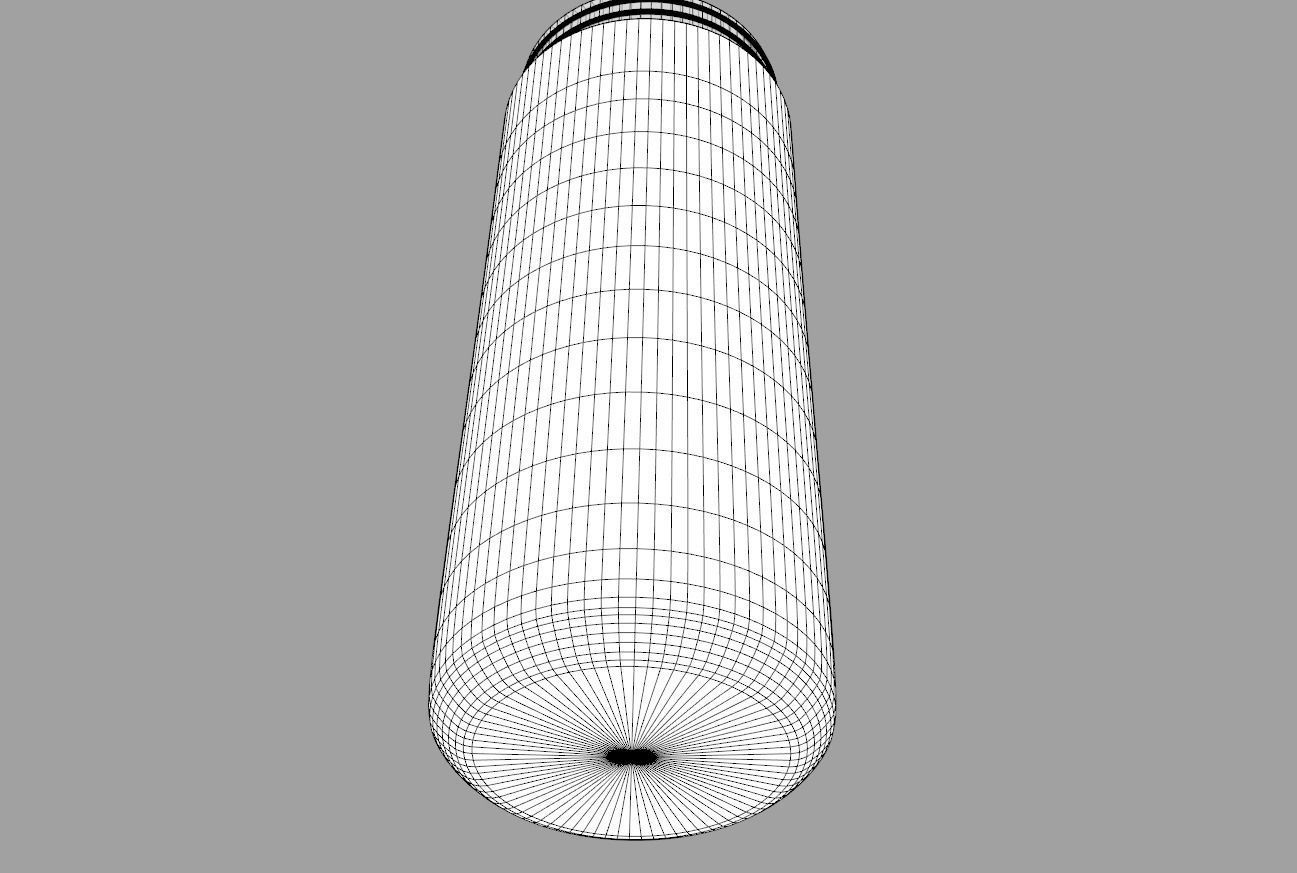 Thermo Water Bottle 400ml 3D model_9