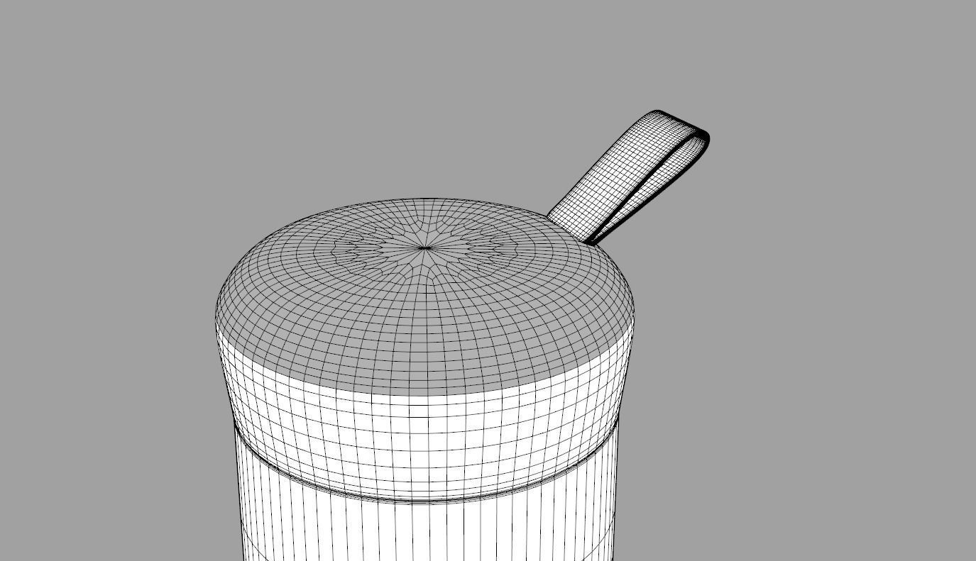 Thermo Water Bottle 400ml 3D model_7