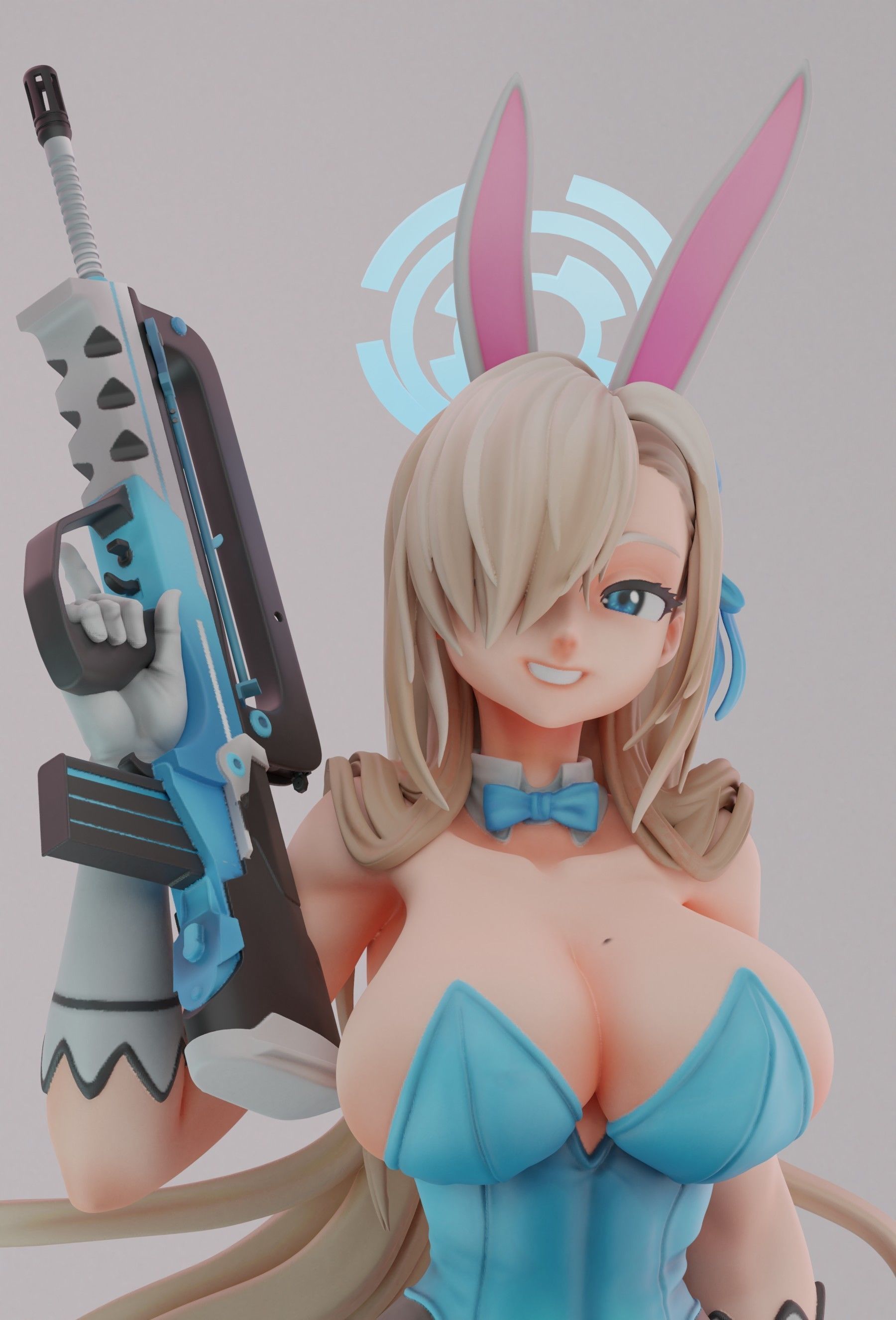 Blue Archive Asuna Bunny girl NSFW 3D print model_4