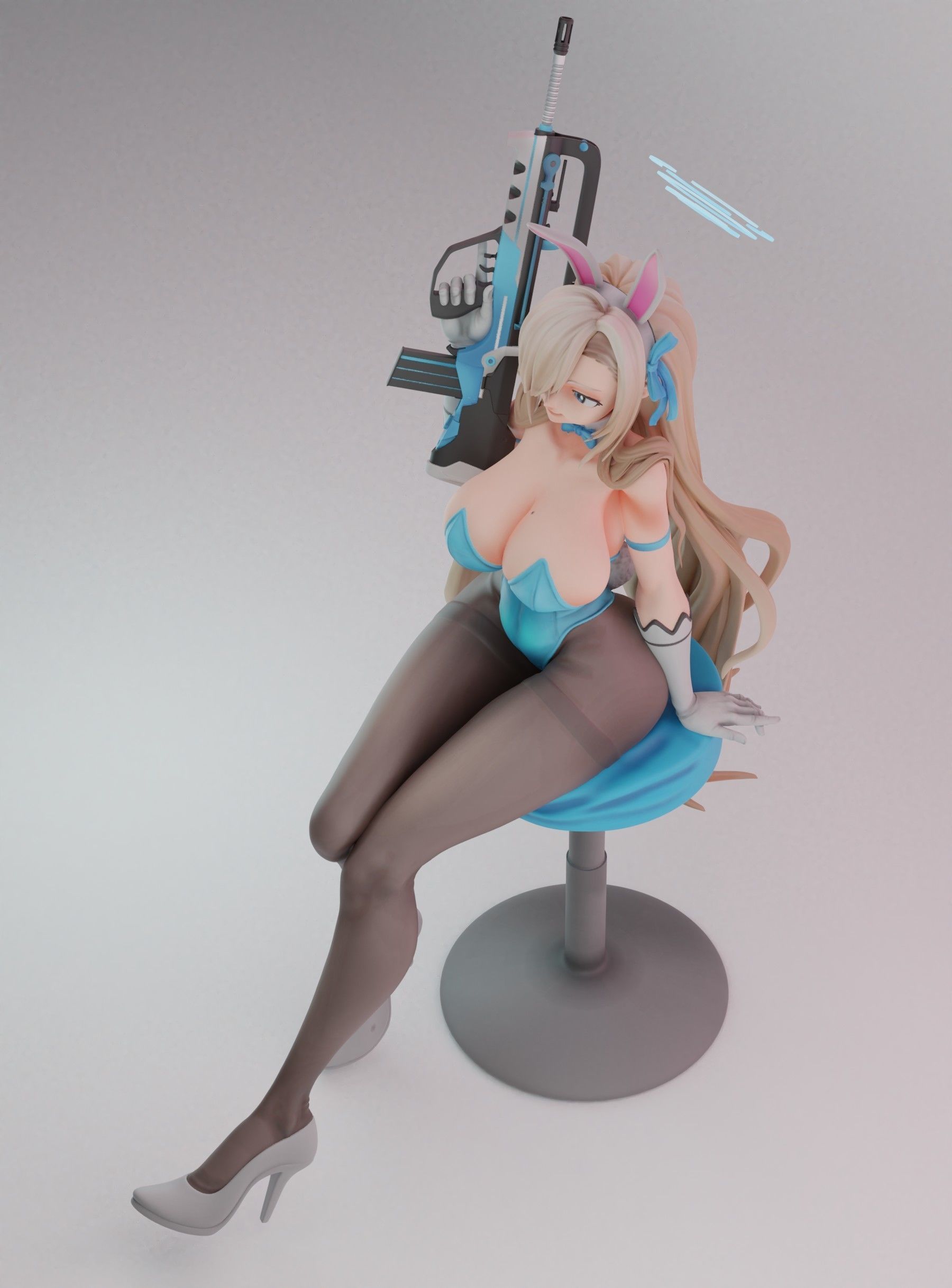 Blue Archive Asuna Bunny girl NSFW 3D print model_8