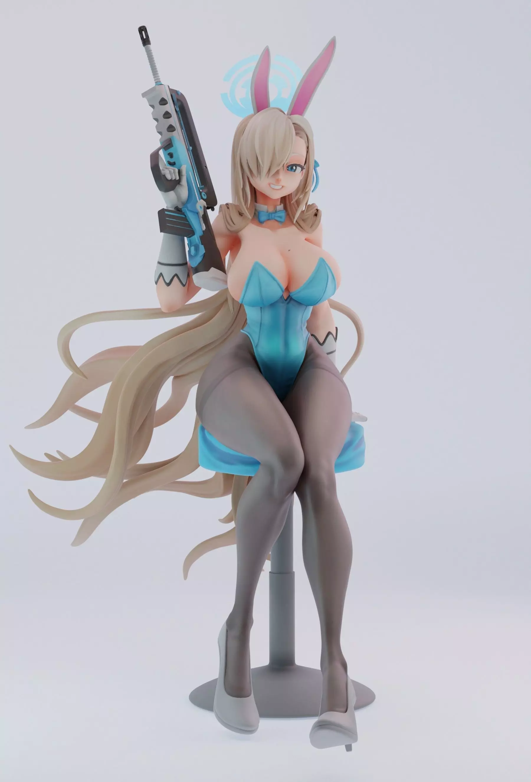 Blue Archive Asuna Bunny girl NSFW 3D print model_0