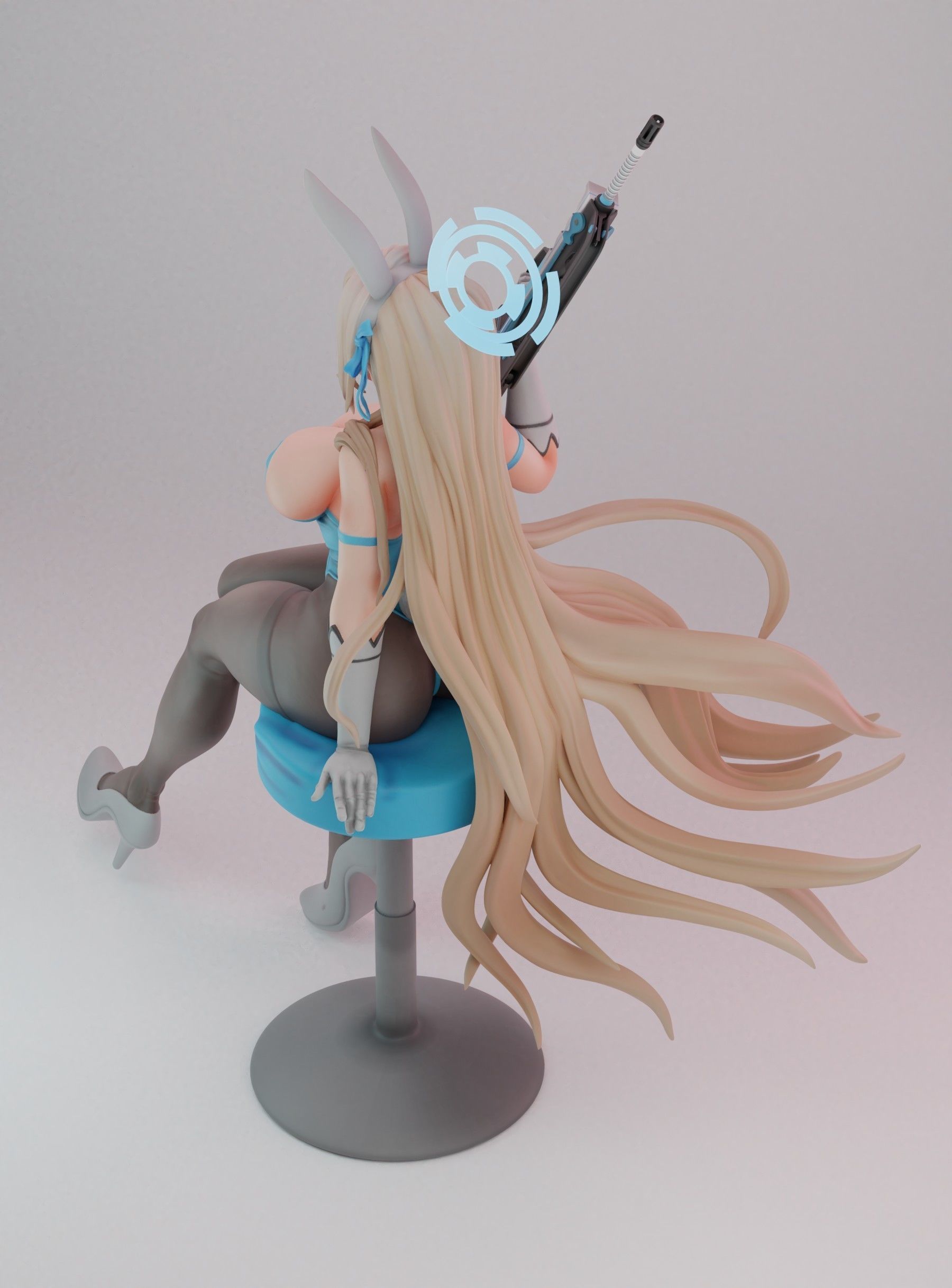 Blue Archive Asuna Bunny girl NSFW 3D print model_7