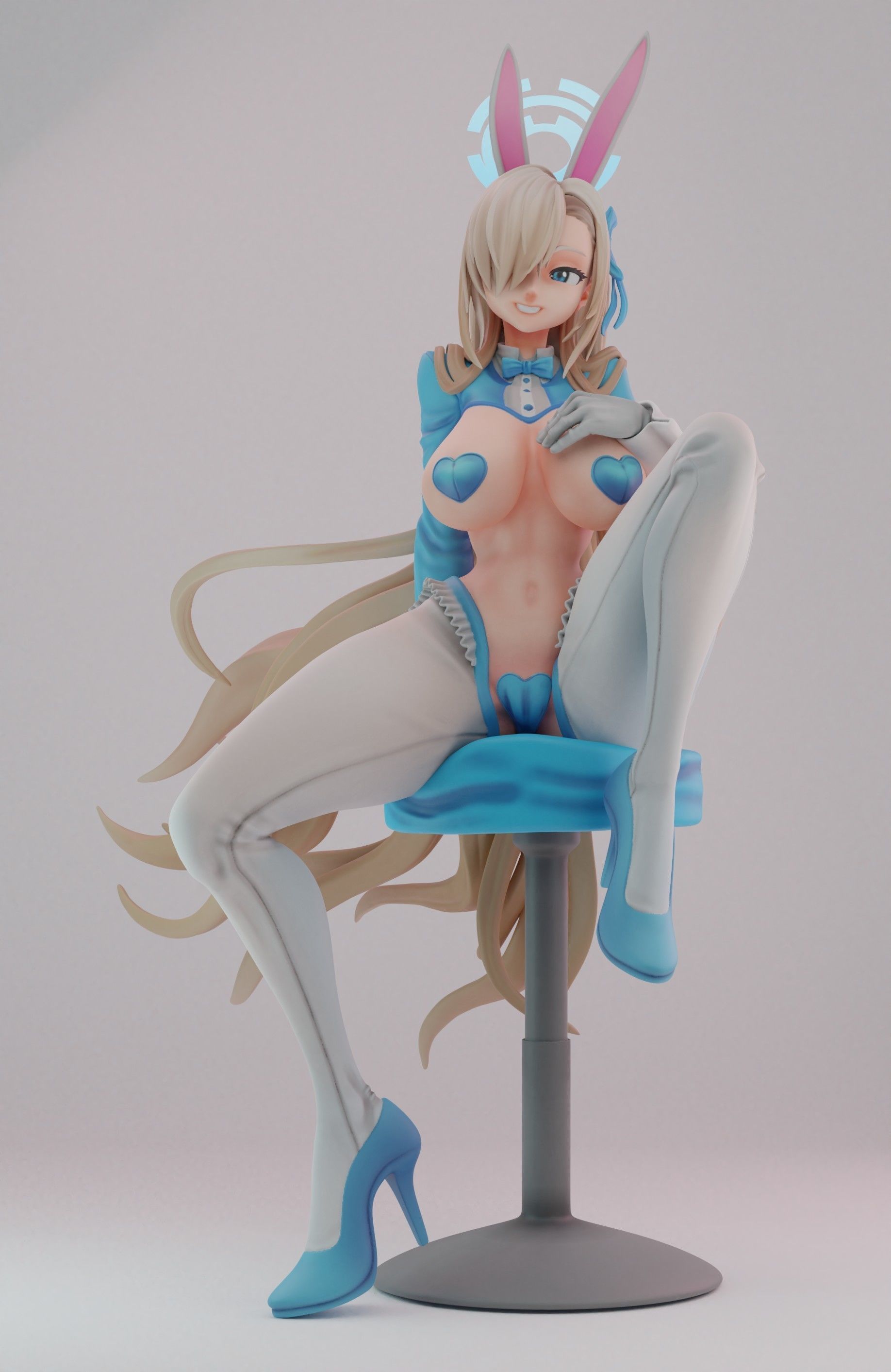 Blue Archive Asuna Bunny girl NSFW 3D print model_9