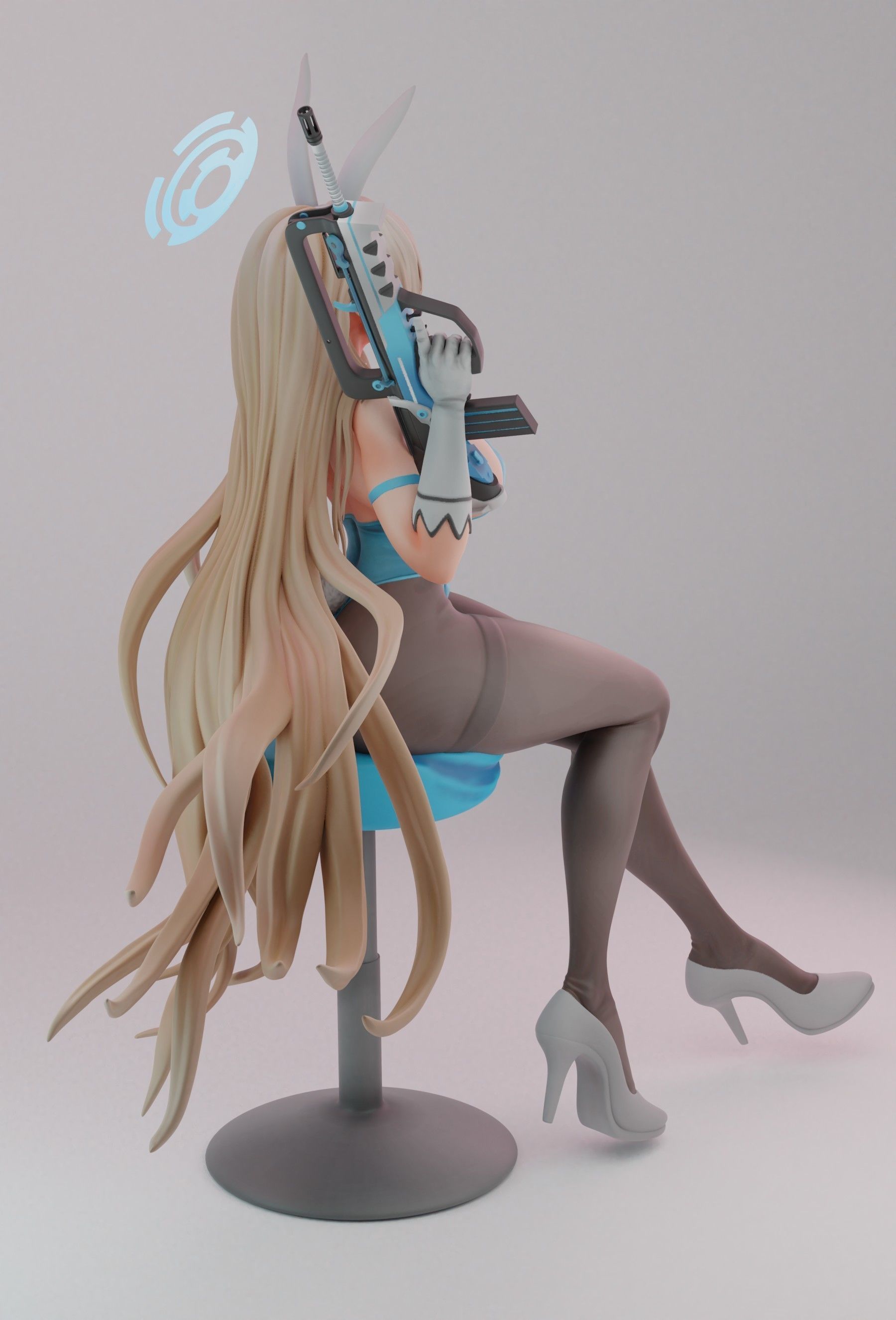 Blue Archive Asuna Bunny girl NSFW 3D print model_5