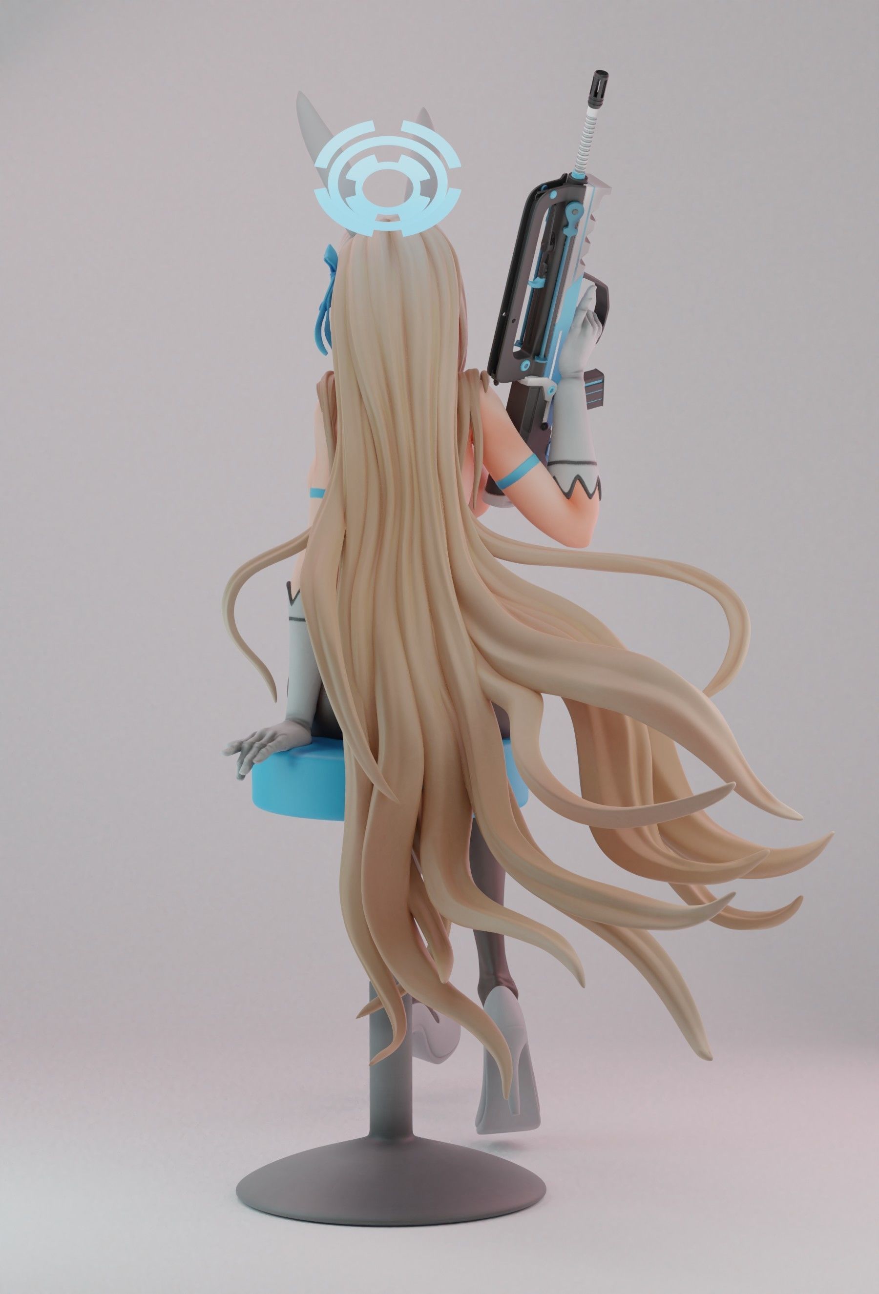 Blue Archive Asuna Bunny girl NSFW 3D print model_6