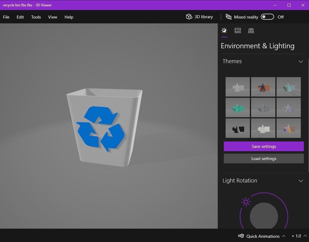 Recycle Bin container 3D print model_17