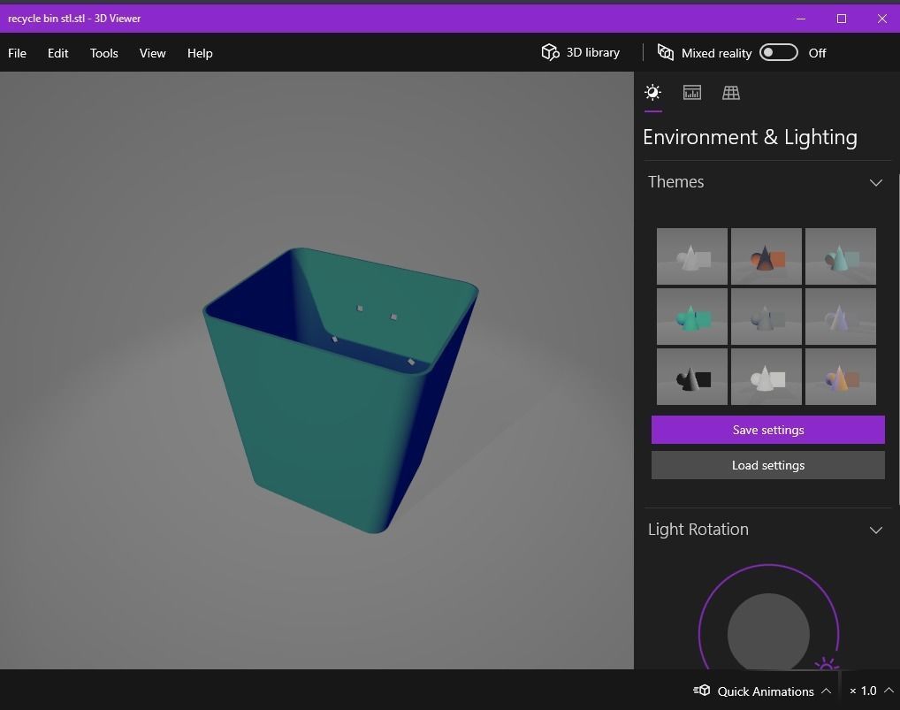 Recycle Bin container 3D print model_14