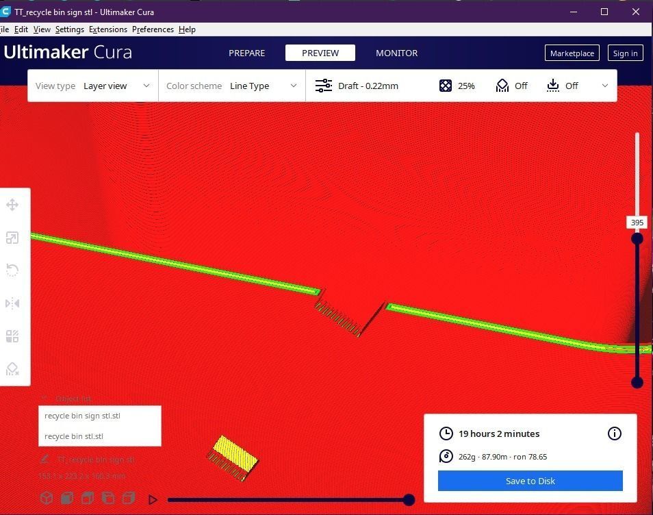 Recycle Bin container 3D print model_10