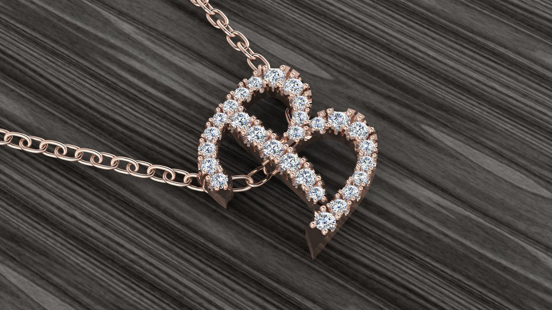 Jewelry Alphabet Pendant B 3D print model_6