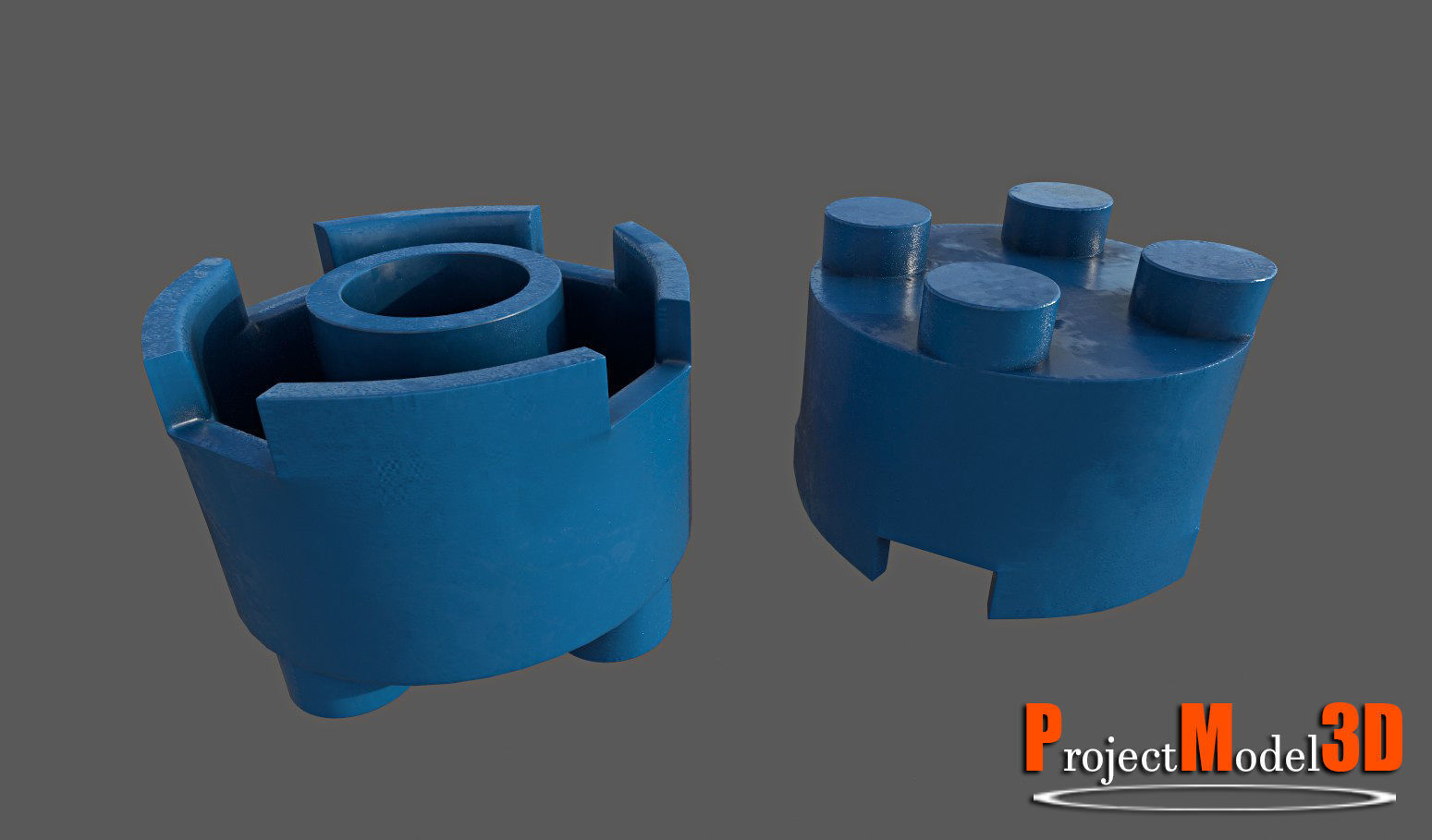 Building Block-Pack002 Low-poly 3D model_3