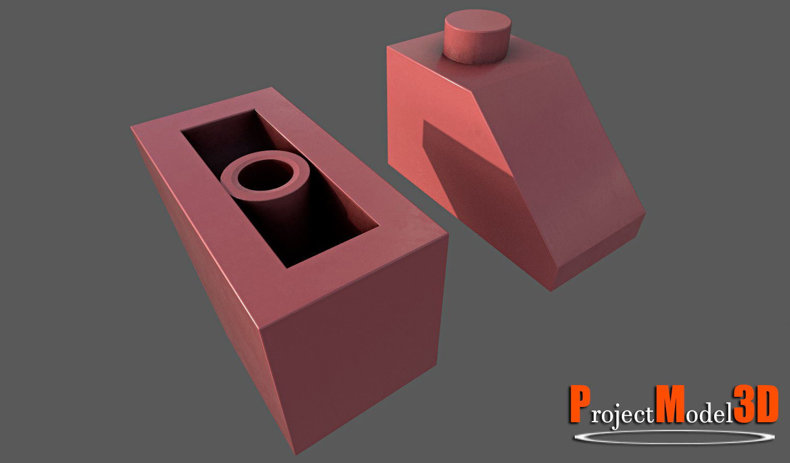 Building Block-Pack002 Low-poly 3D model_5