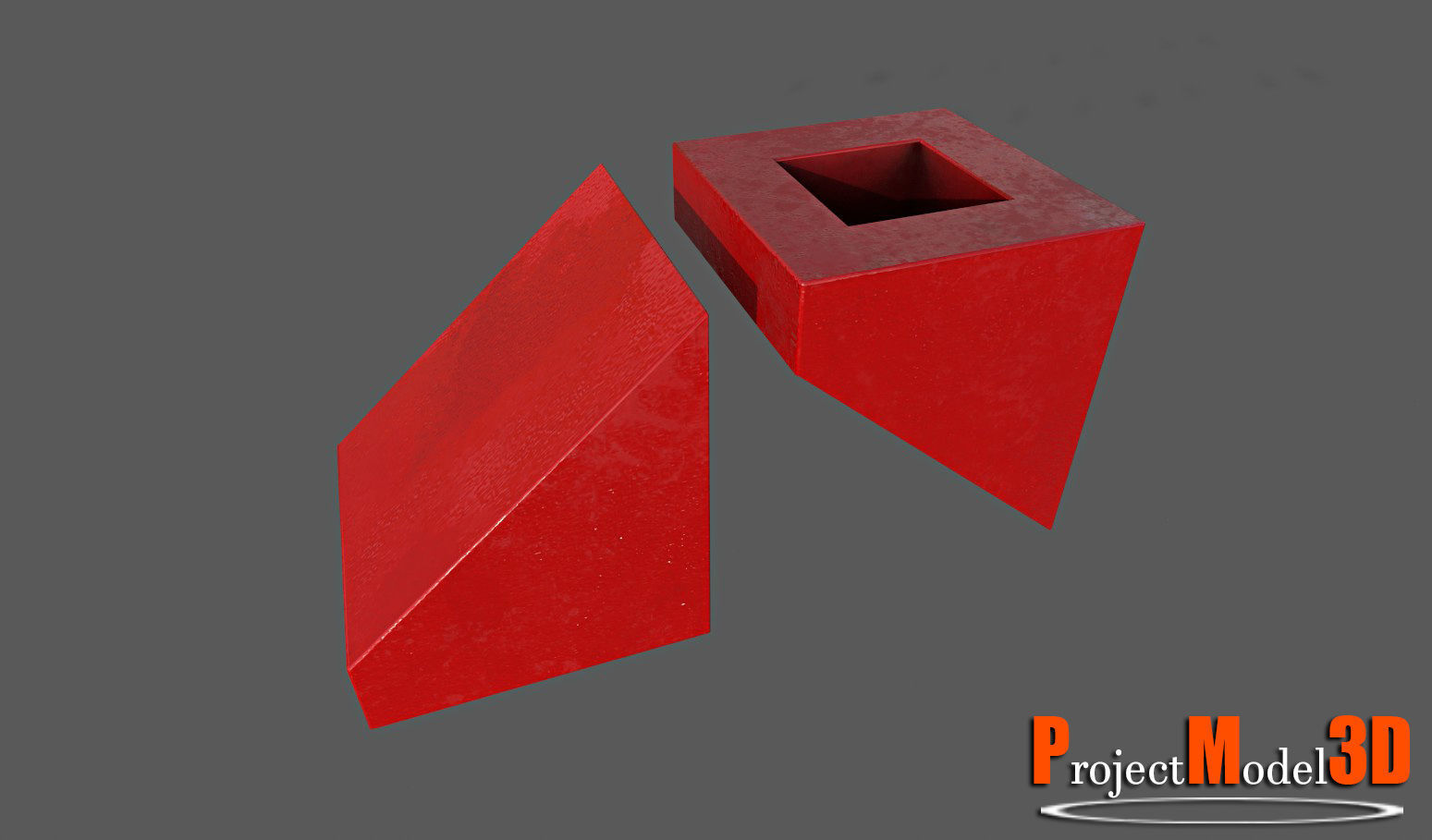 Building Block-Pack002 Low-poly 3D model_7