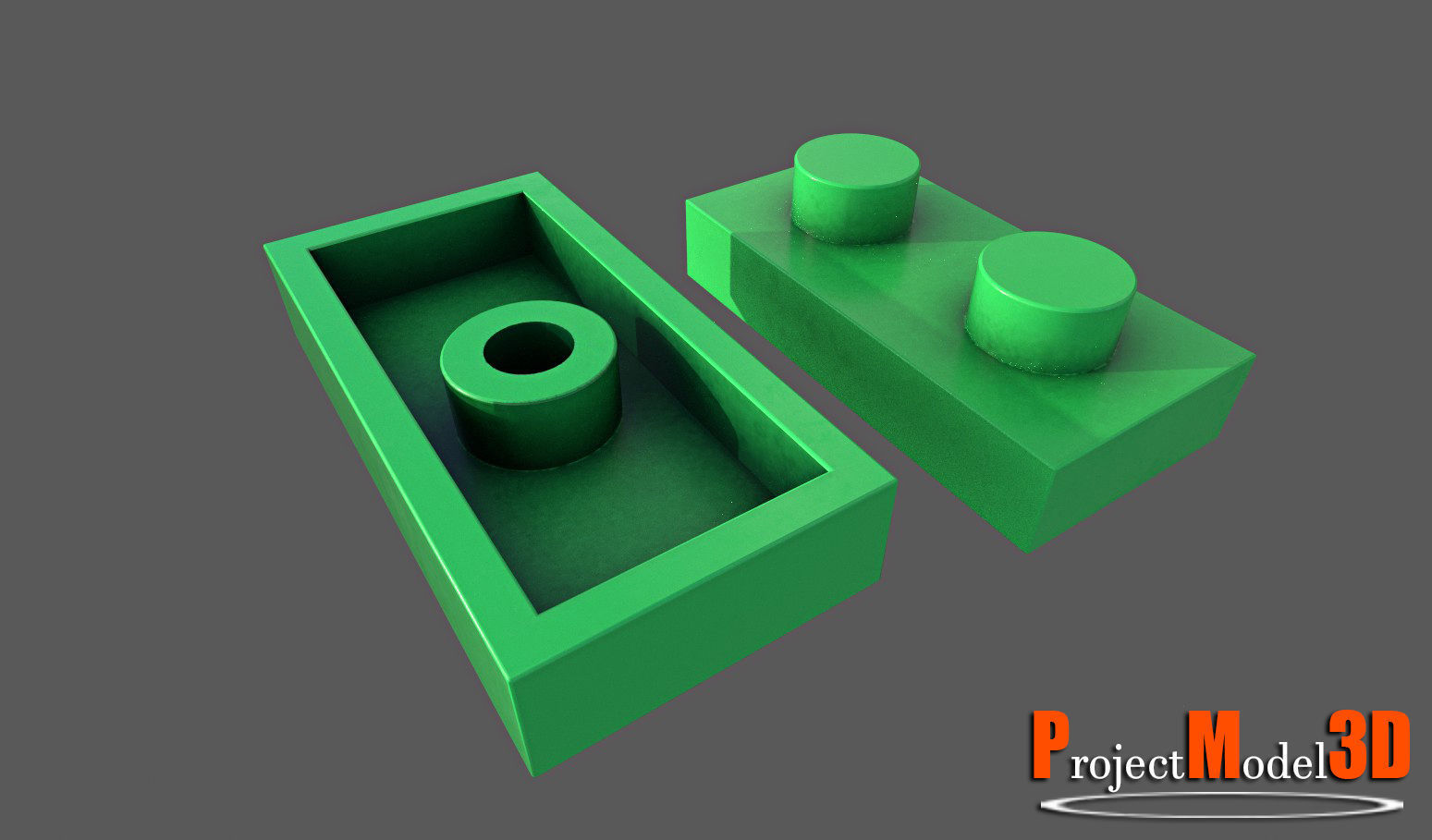 Building Block-Pack002 Low-poly 3D model_4