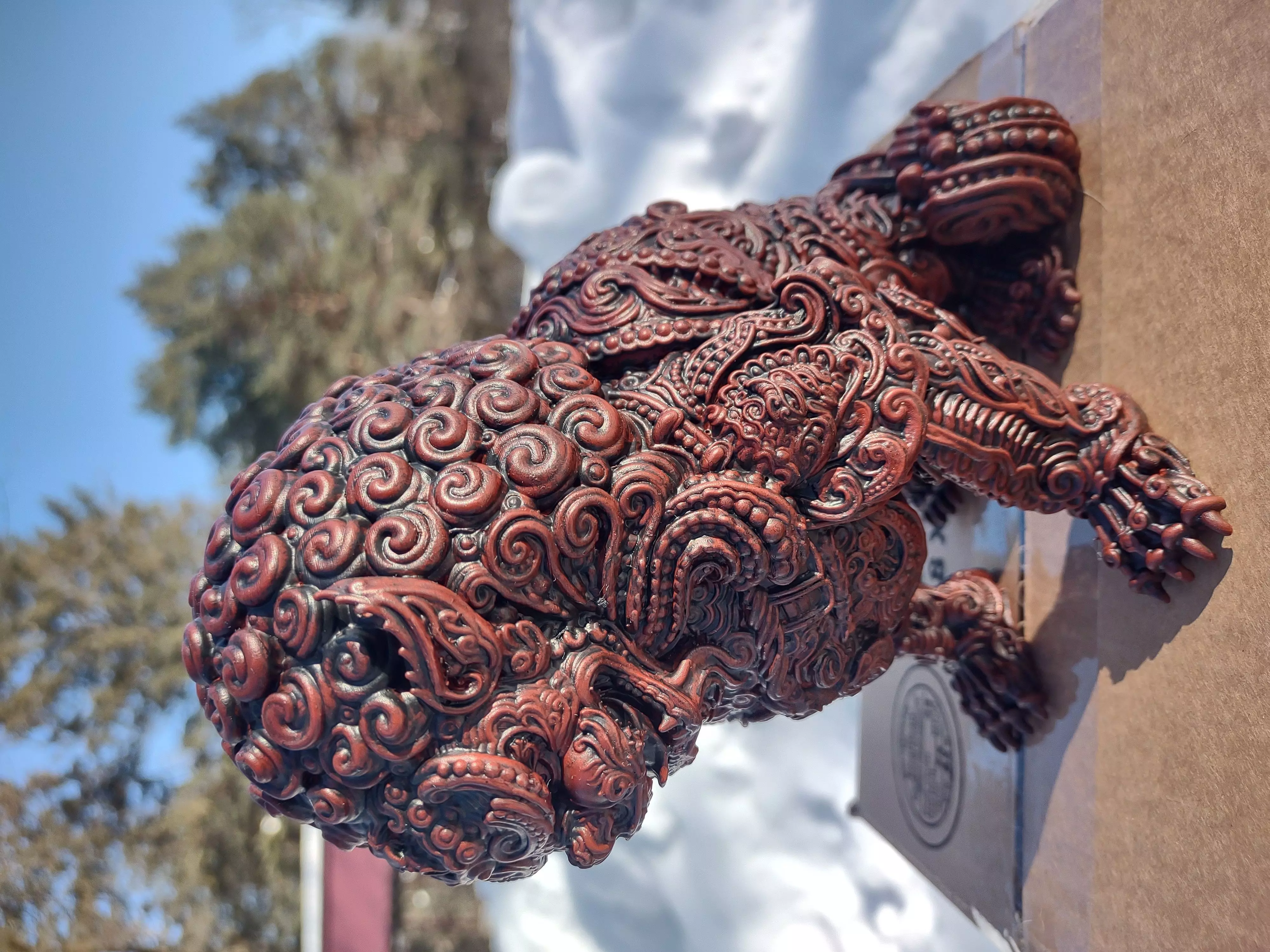 Foo lion 3D print model_0