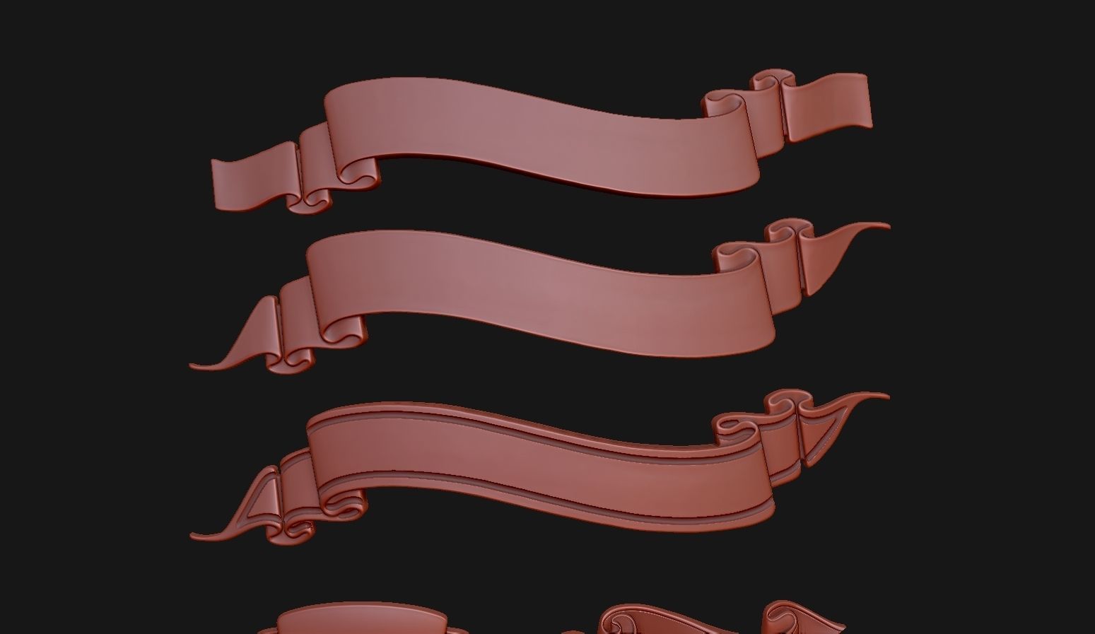 Ribbon Set 3D print model_3
