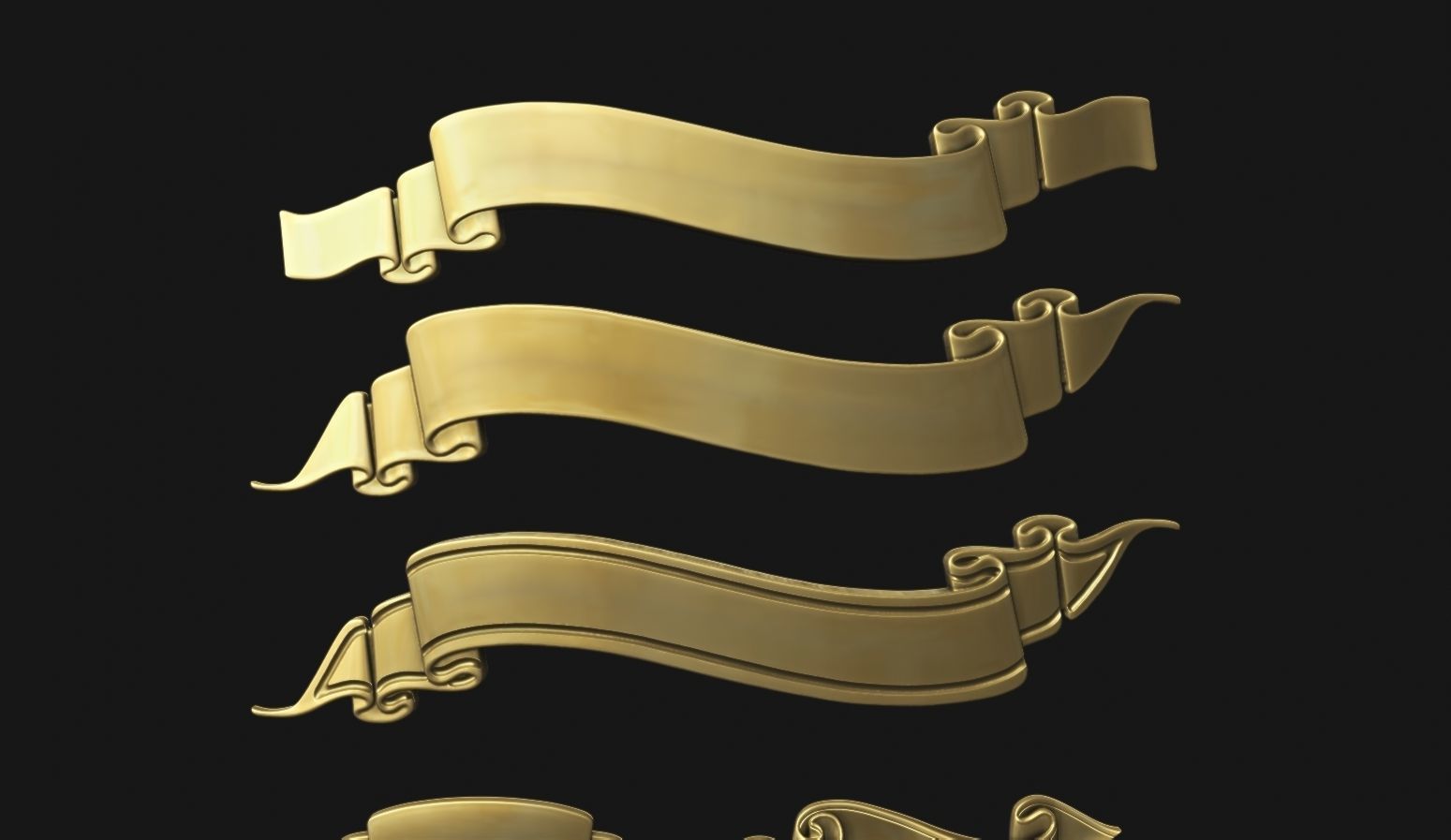 Ribbon Set 3D print model_2