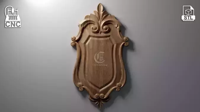 Decorative Plaque - 3D STL Files for CNC 
