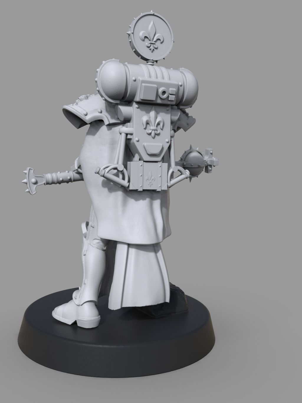 Battle sister huge mass 3D print model_3