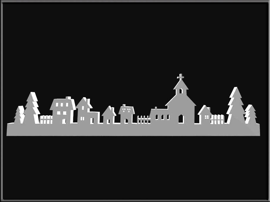 Winter House Low-poly 3D model_3