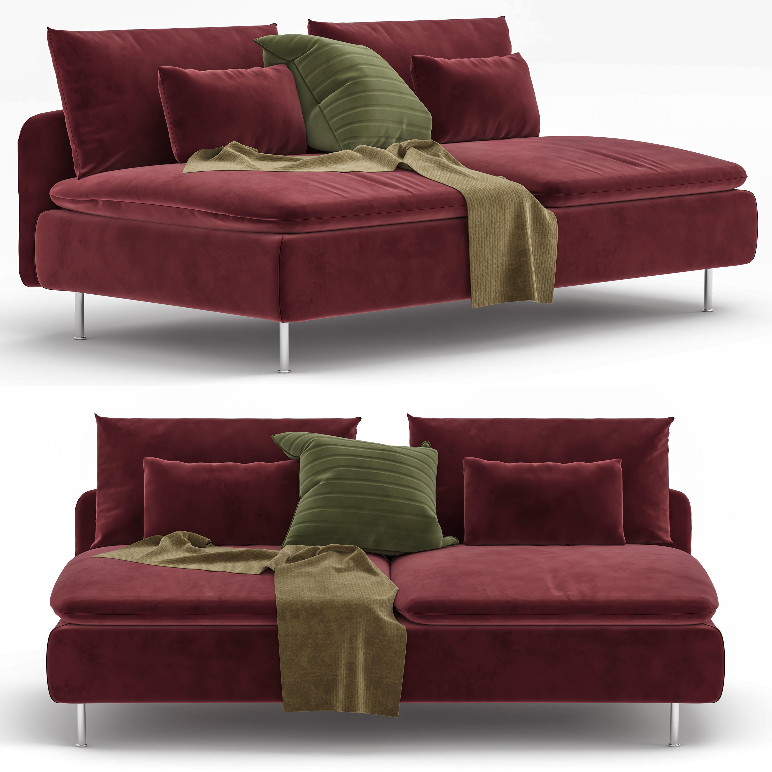 Soderhamn Sofa 2 3D model_2