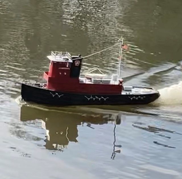 32nd Scale RC Tugboat  3D print model_7